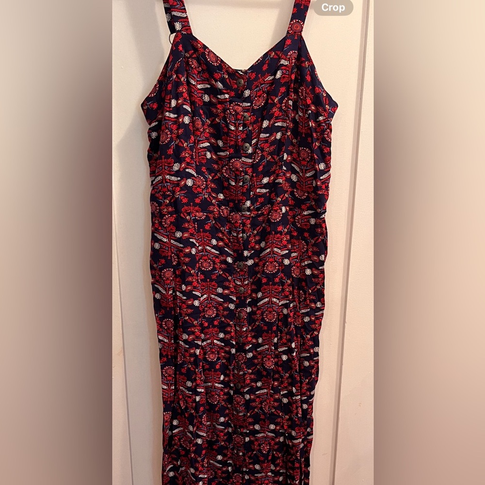 Pretty midi dress. Size large.